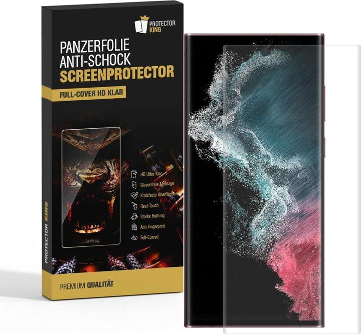 Produktbild Protectorking 4x 9H Panzerglas flexibel HD Klar (4 Stück, Samsung Galaxy S23 Ultra)