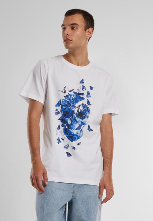 Produktbild Mister Tee Butterfly Skull Tee - 89257 (S)