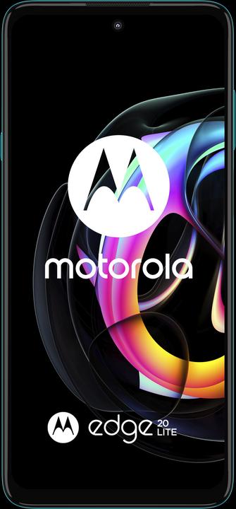 Actual product image Motorola Edge 20 Lite (128 GB, Laguna Green, 6.67", Hybrid Dual SIM, 108 Mpx, 5G)