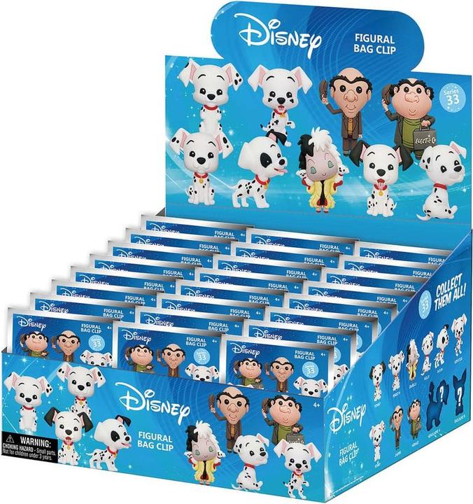 Actual product image Monogram Int. Disney 3D PVC bag tags 101 Dalmatians Series 33 Display (24)