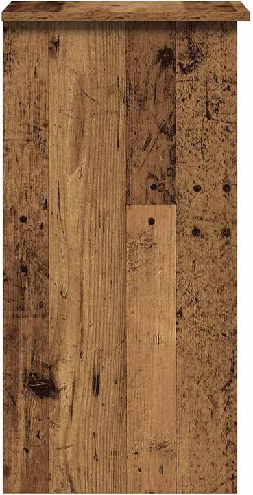 Produktbild VidaXL Schreibtisch mit Regal Altholz-Optik 84x40x78cm Holzwerkstoff Bürotisch