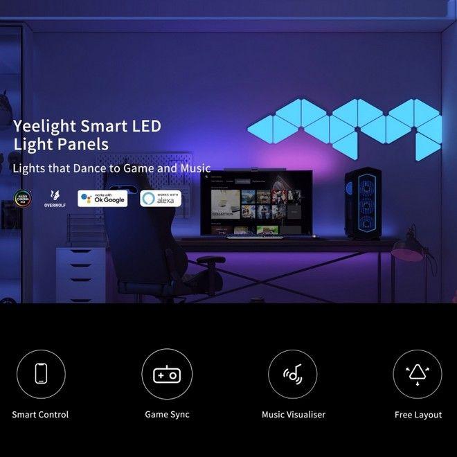 Productafbeelding Yeelight Smart Light Panels Starter Kit (6st) (400 lm)