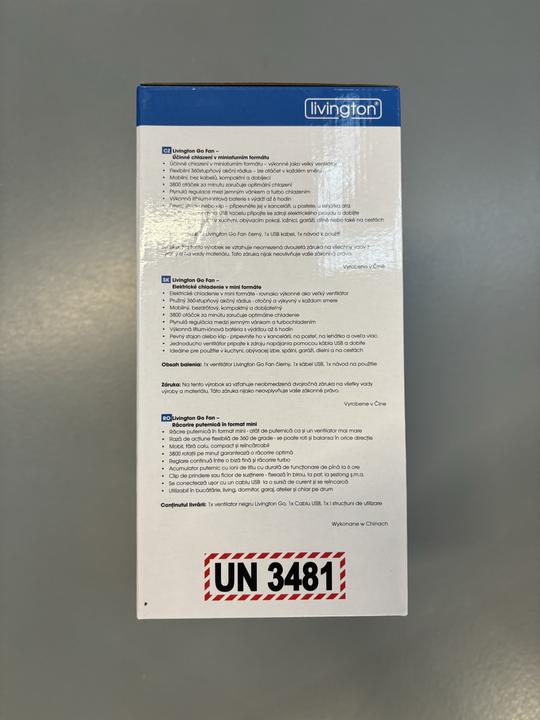 Immagine prodotto Livington Vai Fan (70 dB)
