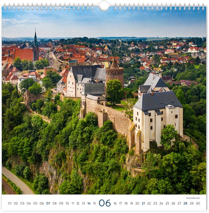 Produktbild Kalender Burgen und Schlsser Sachsen 2026 (30 x 30 cm, Deutsch)