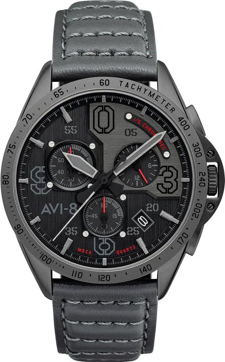 AVI-8 AV-4077-03 P-51 Mustang Chronograph 43mm 5ATM (Chronograph, 43 mm)