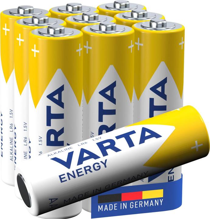 Actual product image Varta Energy Alkaline Mignon 10xAA / 1.5V / Blister of 10 (10 pcs., AA, 2800 mAh)