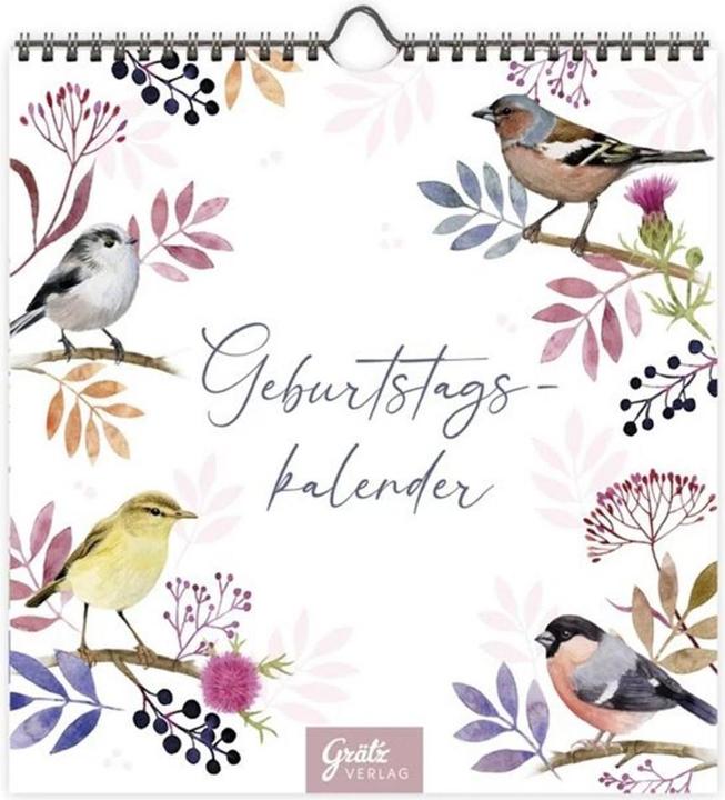 Actual product image Birthday calendar (20 x 20 cm, No binding, German)