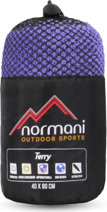Actual product image Normani Microfibre Towel 40x80 Terry (40 x 80 cm)