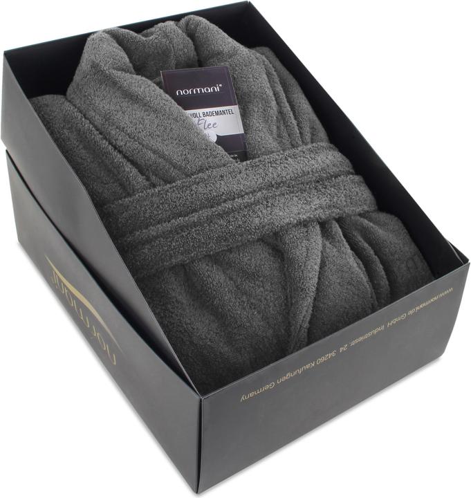 Produktbild Normani Unisex Baumwoll-Bademantel 450 g/mÂ² Flee (M)