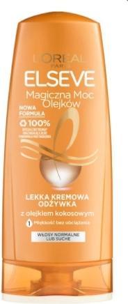 L'Oréal Paris L'Oreal Elseve Magical Power Of Oils Light Creamy Hair Conditioner Coconut Oil 200Ml (200 ml)