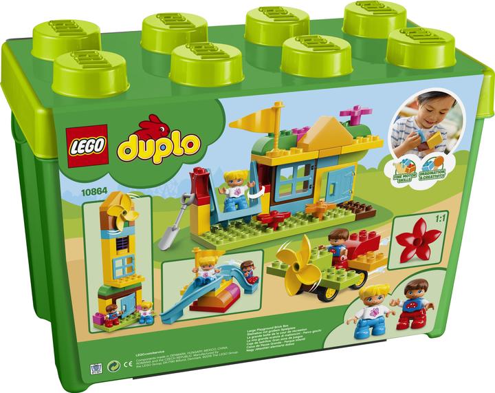 Produktbild LEGO Steinebox mit grossem Spielplatz (10864)