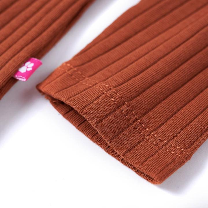 Immagine prodotto VidaXL Camicia da bambino a maniche lunghe Cognac 116,Materiale: 95 % cotone. 5 (116)