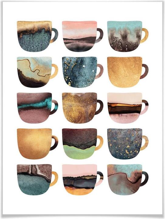 Immagine prodotto Trenddeko Tazze da caffè: Natura graziosa (100 x 120 cm)