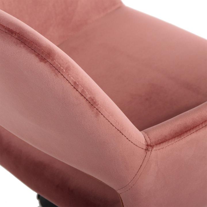 Image du produit CaliCosy Chaise de bureau en velours ajustable - Ross