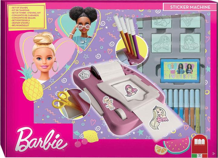 Produktbild Multiprint Barbie -Stickermaschinen-Set