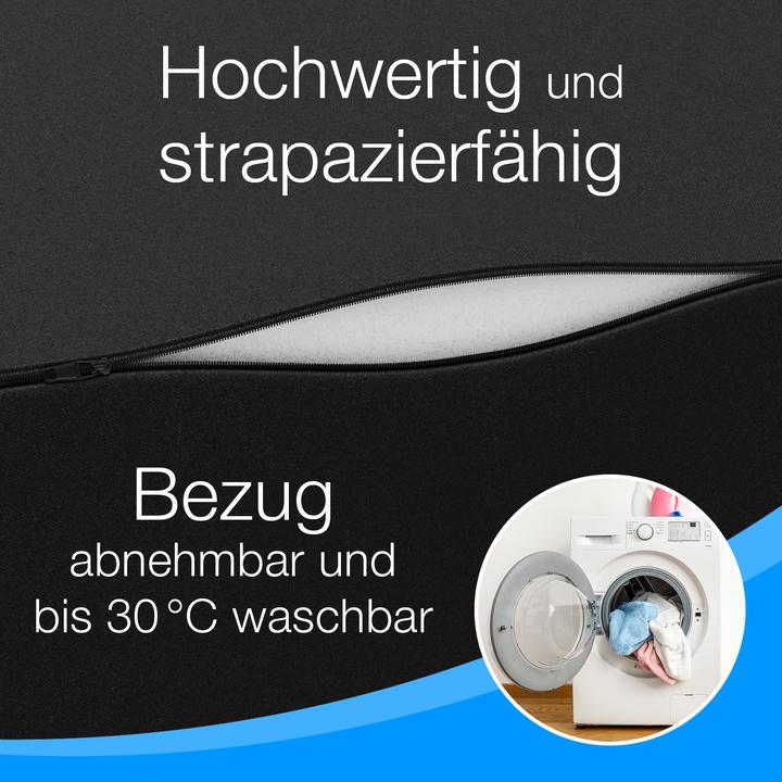 Actual product image Bestschlaf Klappmatratze, 3-teilige Faltmatratze, Reisebett, Gästematratze (140 x 195 cm, Foam core)