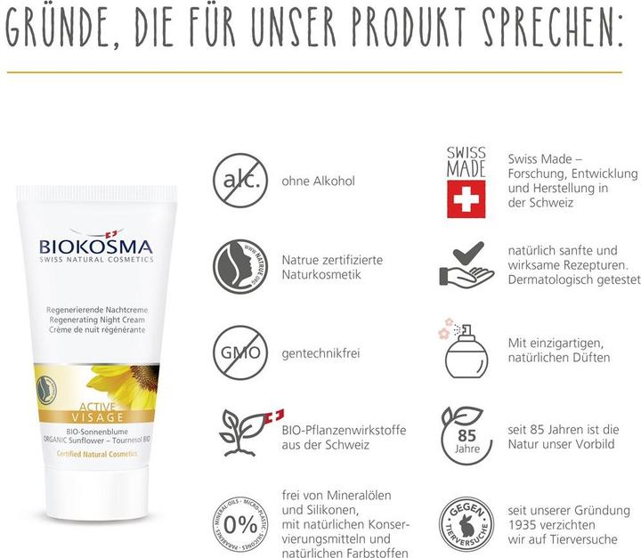 Actual product image Biokosma Active Visage (50 ml)