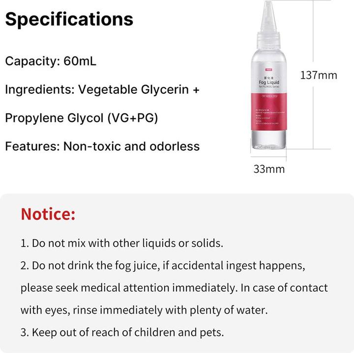 Produktbild Ulanzi Nebelfluid für FM01 Nebelmaschine (Nebelfluid)