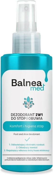 Actual product image Barwa Colour Balnea Med Foot & Shoe Deodorant Specialist Deodorant For Feet And Footwear 150Ml (Spray, 150 ml)
