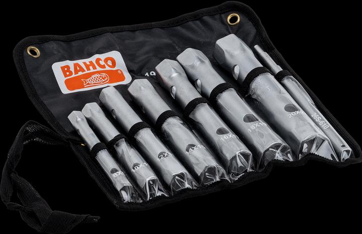 Actual product image Bahco Set of hexagonal pipe socket spanner set no. 1936 M (9 mm, 19 mm, 17 mm, 22 mm, 15 mm, 11 mm, 13 mm)