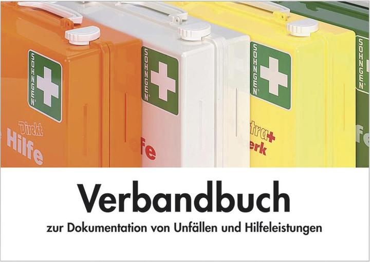 Produktbild Söhngen Verbandbuch/Unfall-Dokumentation DIN A5 Dokumentation von Betriebsunfällen Aufbewahrungspflicht 5... (Verbandskasten)