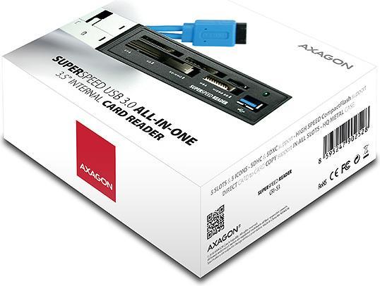 Produktbild Axagon CRI-S3 interner 5-Slot Kartenleser - USB 3.0 (USB 3.0)