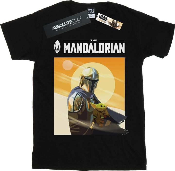 Star Wars The Mandalorian The Child Two Moons TShirt (L)