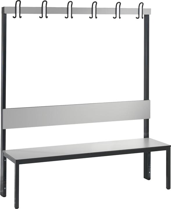 Produktbild C+P Garderobenbank BASIC PLUS, einseitig (40.70 cm, 165 cm)