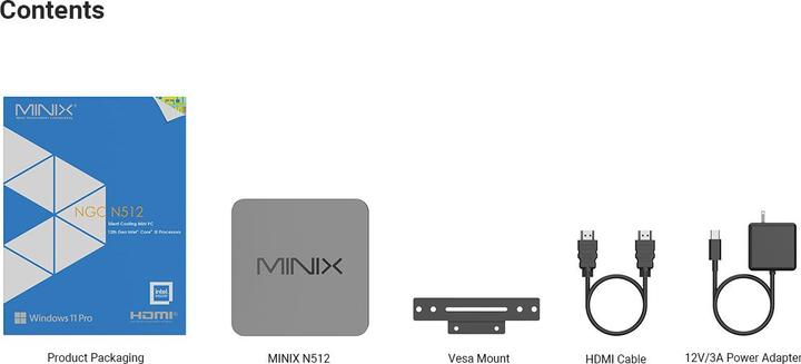 Actual product image Minix NEO NGC N512 (Intel Core i5-12600H, 16 GB, 512 GB)