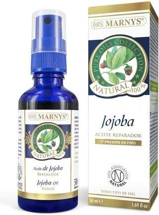 Produktbild Marnys Marny's 100% natürliches, reparierendes Jojobaöl für Haare, Gesicht, Nagelhaut, Körper und Nägel (50 ml)