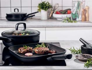 Image du produit BK Grillpan Easy Induction Céramique 26 x 26 cm (Poêle à grillades, Céramique)
