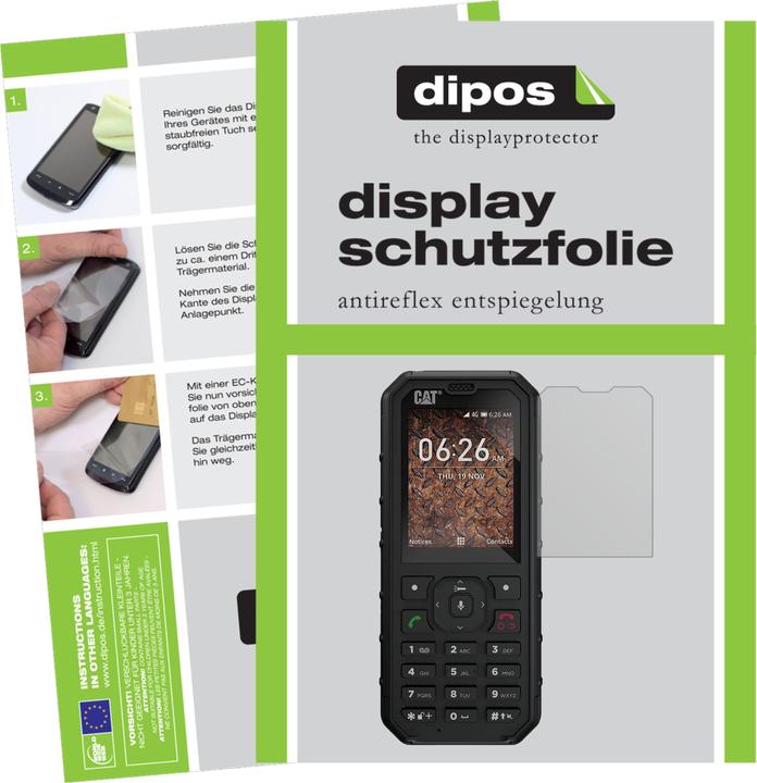 Produktbild Dipos Displayschutzfolie Antireflex (1 Stück, CAT B35)