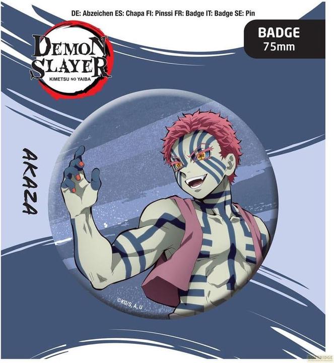 Produktbild POPbuddies Demon Slayer: Kimetsu no Yaiba Ansteck-Button Akaza