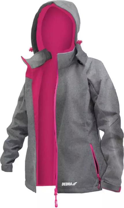 Dedra Damen-Softshelljacke, Grösse M, 96 % Polyester + 4 % Elasthan (BH65KS-M) (M)
