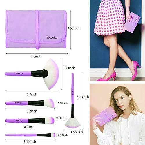 Actual product image Yuwaku 32 pieces Makeup Brushes Set with Bag No.21 (Eyebrows)