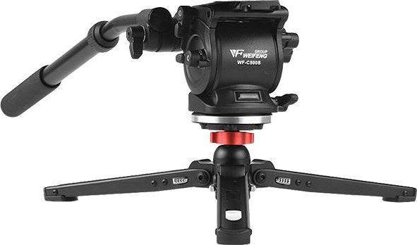 Actual product image Nest WF C500S Carbon Monopod met Fluid Video Head