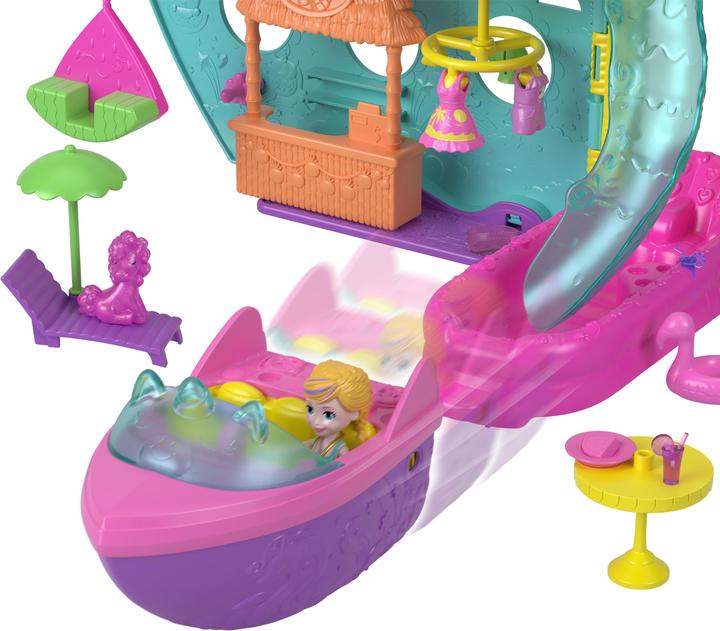 Actual product image Polly Pocket Unicorn Dream Cruise Playset