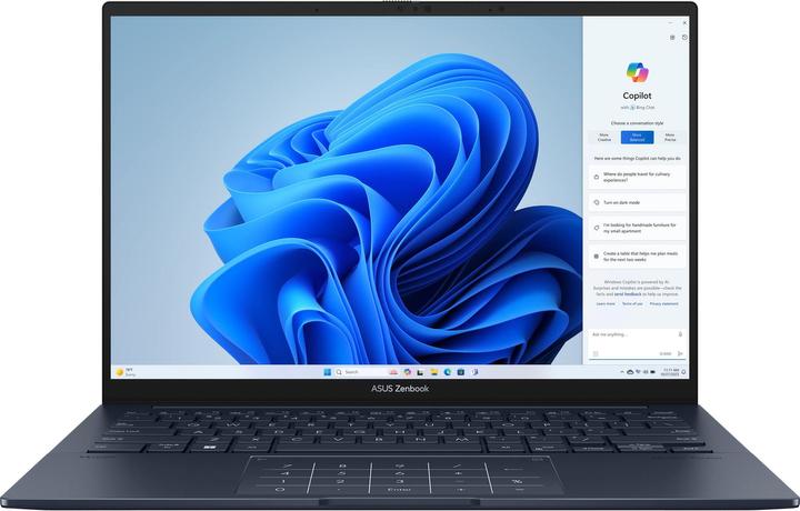 Immagine prodotto ASUS Zenbook 14 OLED (14", Intel Core Ultra 7 155H, 16 GB, 1000 GB, DE)