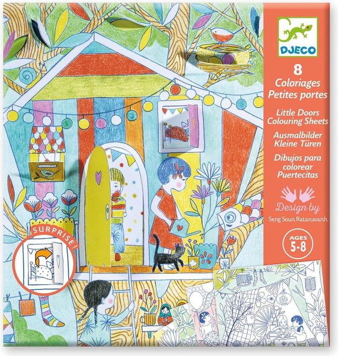 Image du produit Djeco Surprise colorée Les cabanes de Nina