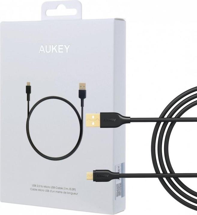 Actual product image Aukey Micro USB Gold (1 m, USB 2.0)