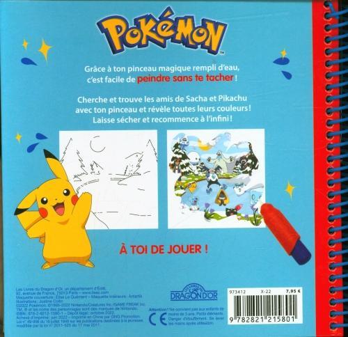 Image du produit Les Livres du Dragon d'Or Pokémon : Sacha et Pikachu : pinceau magique (Français, Collectif, 2022)