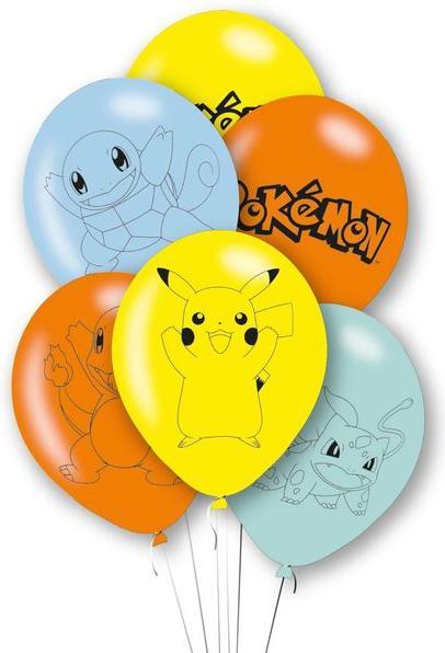 Image du produit Sombo Ballons Pokémon (6 x)