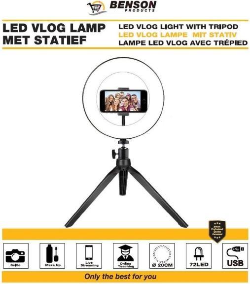Image du produit Benson Éclairage annulaire à LED (éclairage annulaire)