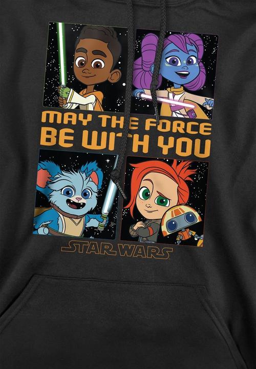 Immagine prodotto Star Wars Young Jedi Adventure Among The Stars Felpa con Cappuccio Uomo (XL)