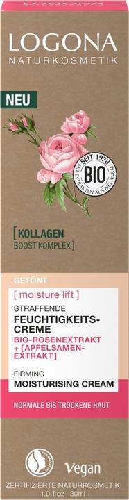 Image du produit Logona Crème Hydratante Teintée Raffermissante BIO Rose & Pomme - 30ml - (30 ml, Crème de jour teintée)