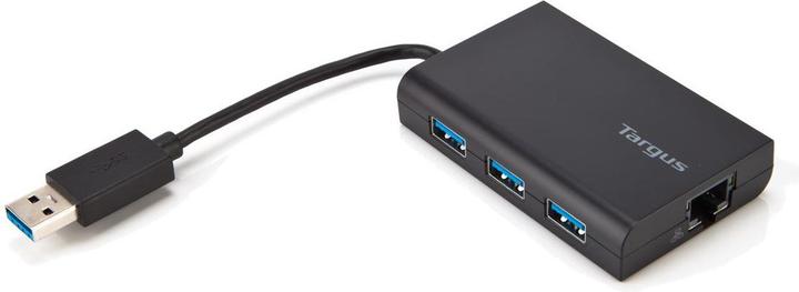 Produktbild Targus USB 3.0 Hub + Gigabit Ethernet (USB-A, 3 Ports)