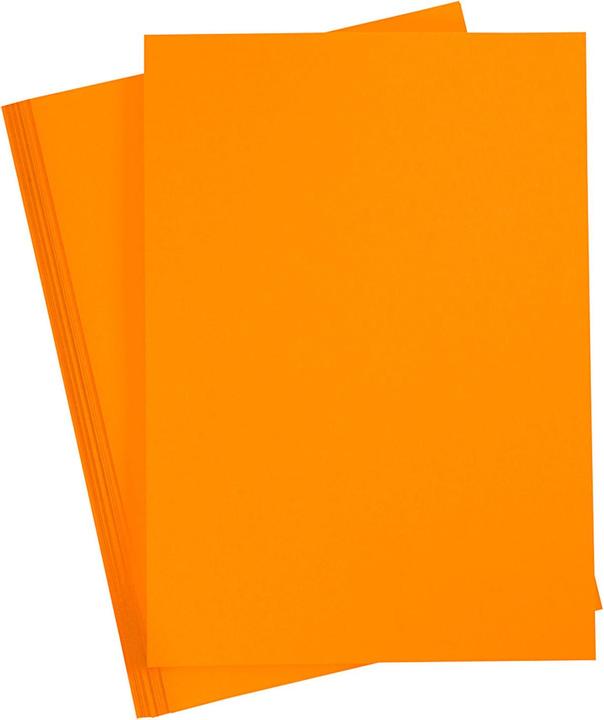 Produktbild Creativ Company Gekleurd Karton Mandarijn A4, 20 vel (180 g/m², 20 x)