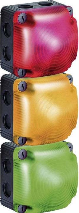 Actual product image Werma LED Double Flash Beacon 24Vdc Ylw