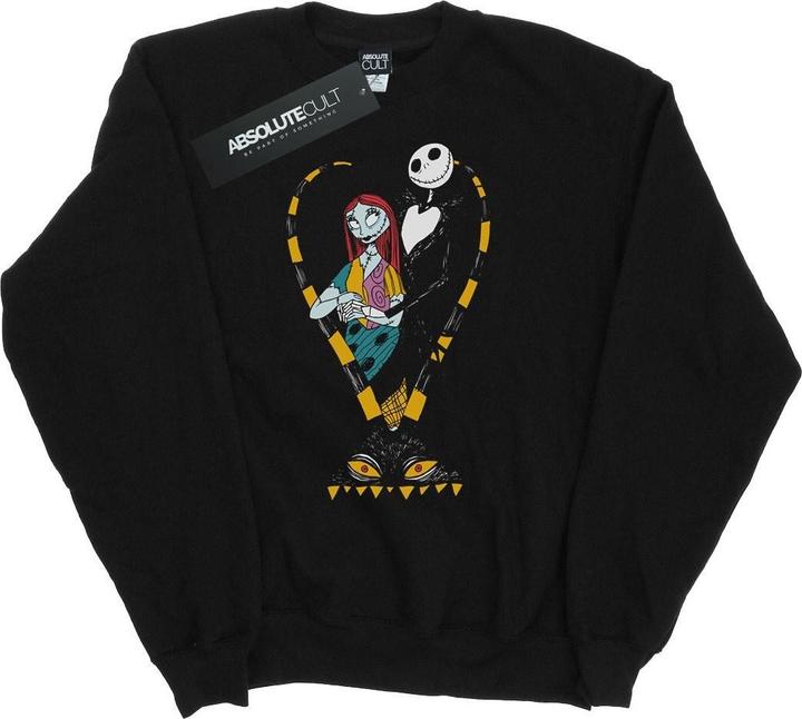 Disney Nightmare Before Christmas Jack And Sally Love Sweatshirt (M)