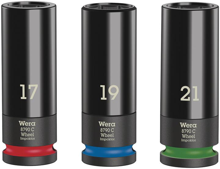 Produktbild Wera Wheel Impaktor C Set 1 (19 mm, 17 mm, 21 mm)